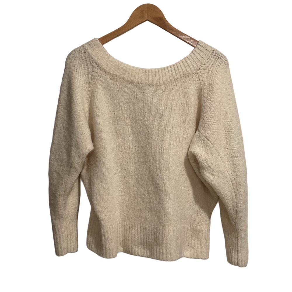 Victoria's Secret Knit Sweater Off Shoulder Ivory